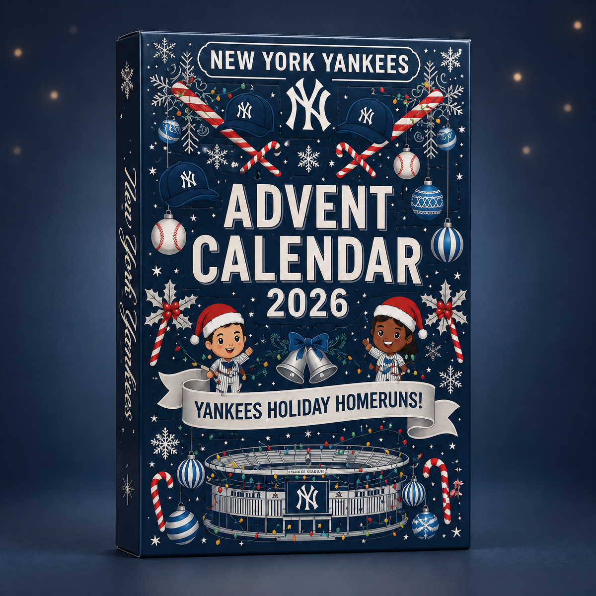 Yankees Advent Calendar — 24 Holiday Ornaments